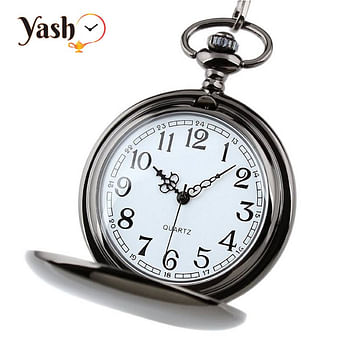 Yash Retro Style I Love You Quartz Pocket Watch - Son Forever - Emotional Gift