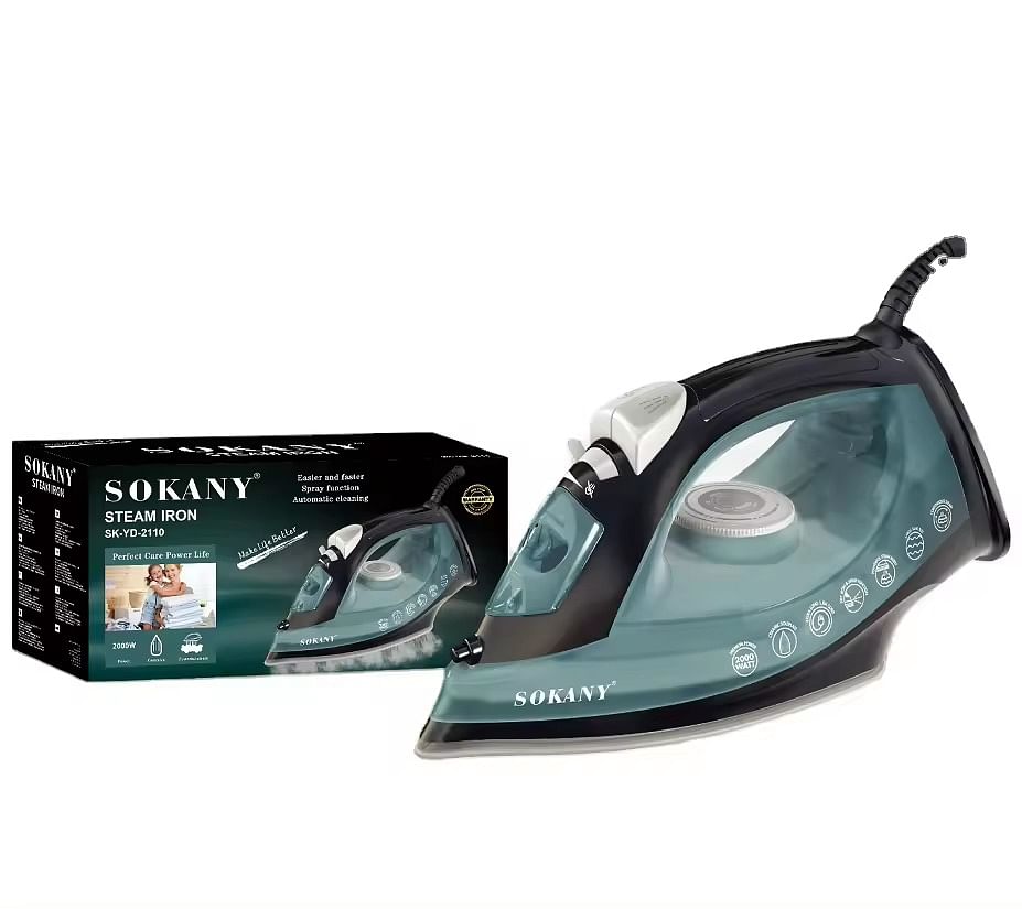 Sokany High Quality Household Electric Iron 2000w High Power Steamer Iron  SK-YD-2110