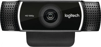 Logitech 960-001211 Pro Stream 1080p Webcam For HD Video Streaming And Recording at 30FPS, Black