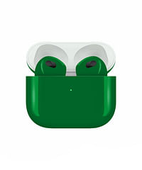 Apple Airpods (3rd Generation) Customized By Caviar Glossy Billiard Green