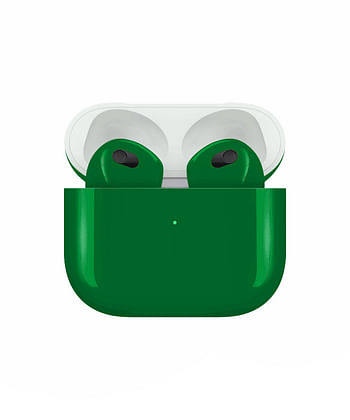 Apple Airpods (3rd Generation) Customized By Caviar Glossy Billiard Green