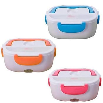 Electric Heater Food Tiffin Lunch Box for Office School Picnic Portable Heated Quick Food Warmer Lunch Box for Kids, Men, Women random color