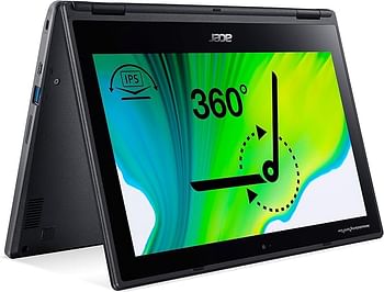 Acer Chromebook Spin 311 R721T-62ZQ,  11.6 Inch Touchscreen 2 in 1 Chromebook - 1366 x 768 - Series AMD A4-9120C - 4 GB RAM - 32 GB Flash Memory - Shale Black - Chrome OS -7th Gen - 1.60 GHz - AMD Radeon R4 Graphics