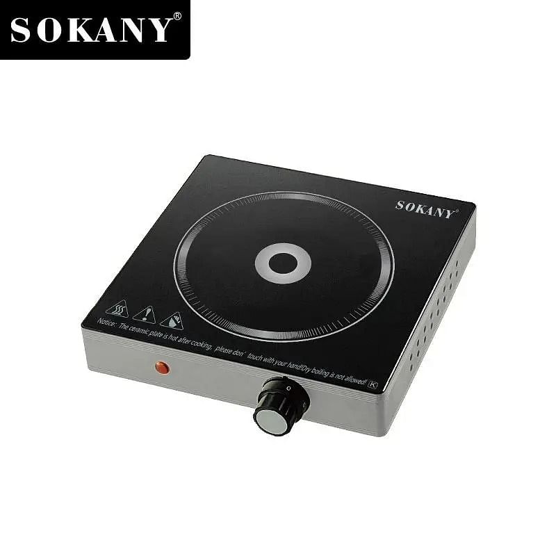 sokany 2000W electric stove adjustable temperature electric stove multifunctional cooking electric stove for Office,on the Go and Home sk-231