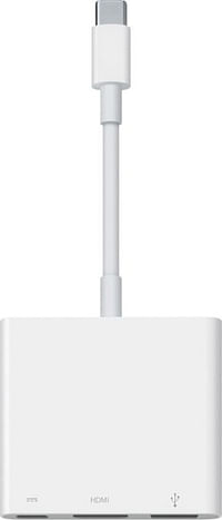 محول USB-C إلى محول AV الرقمي متعدد المنافذ من Apple (MUF82AM / A) أبيض