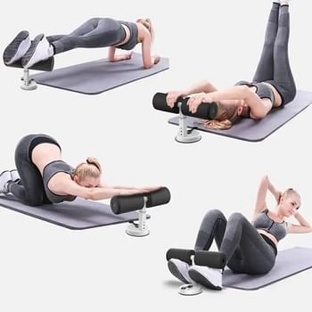 1 pcs Fitness Equipment Adjustable Self-Suction Sit Up Bars Abdominal Core Workout Strength Training ab Assist Home Sport multi color