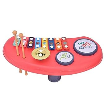 8 Note Xylophone Toy Musical Instrument  (Red)