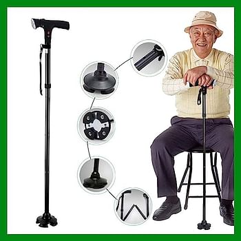 Foldable Magic Cane With LED Light