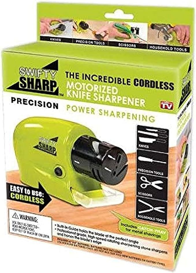 Swifty Sharp - Cordless Motorized Knife Sharpener