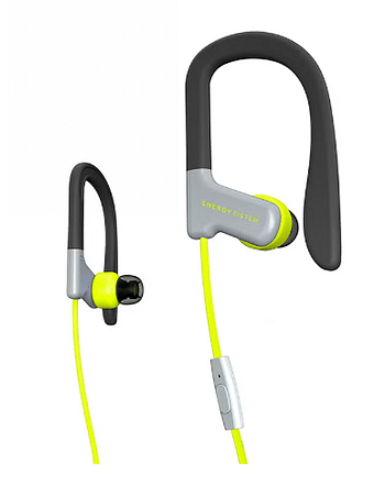 Energy Sistem Sport 1 Secure-fit, Sweatproof, Control Talk Earphones With Mic Yellow