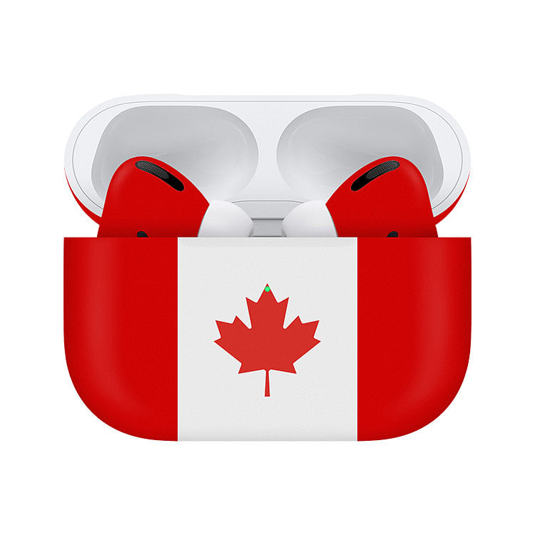 Apple Airpods Pro (2nd Generation) Customized By Caviar Matte Canada Flag