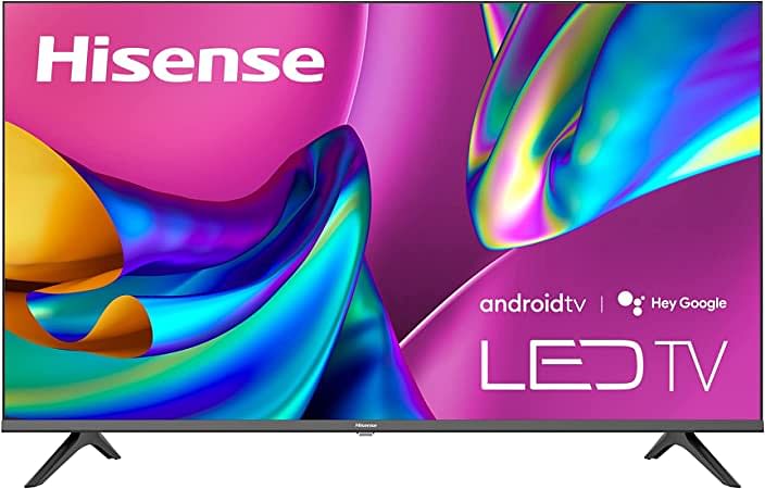 تلفزيون Hisense A4 Series الذكي بنظام Android مقاس 32 بوصة مع تقنية DTS Virtual X و Game & amp؛ أوضاع رياضية ، كروم كاست مدمج ، توافق أليكسا (32A4H ، موديل 2022 الجديد)