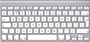 لوحة مفاتيح Magic 1 (بطارية) بيضاء