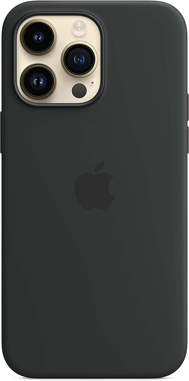 جراب سيليكون عالي الجودة لهاتف iPhone 14 Pro Max مع MagSafe - أسود