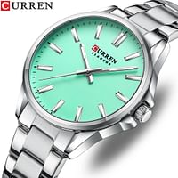 CURREN 9090 Women's Watches Brand Luxury Fashion Ladies Watch Stainless Steel Female Waterproof Quartz Wristwatches