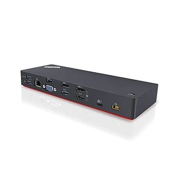 Lenovo ThinkPad Thunderbolt 3 Dock DBB9003L1 - 40AC ThinkPad Thunderbolt 3, DisplayPort, HDMI, VGA, USB 3.0, USB-C, Docking Station with 135W Power Adaptor