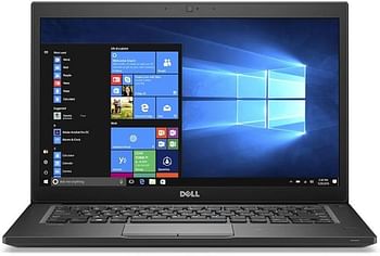 Dell Latitude 7480 Laptop, Core i7-7th Generation, 8GB RAM, 256GB SSD, 14-Inch - Black.