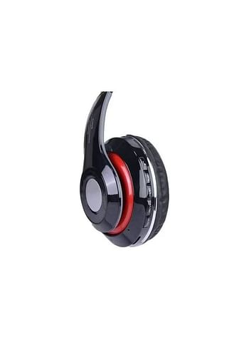 Wireless Over-Ear Stereo Headset With Mic Black/Red