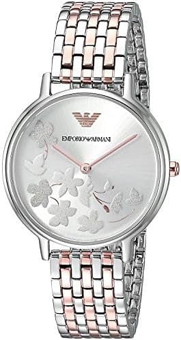 Emporio Armani AR11113 Women's Fashion Quartz Stainless Steel Casual Watch, Color Rose Gold-Toned