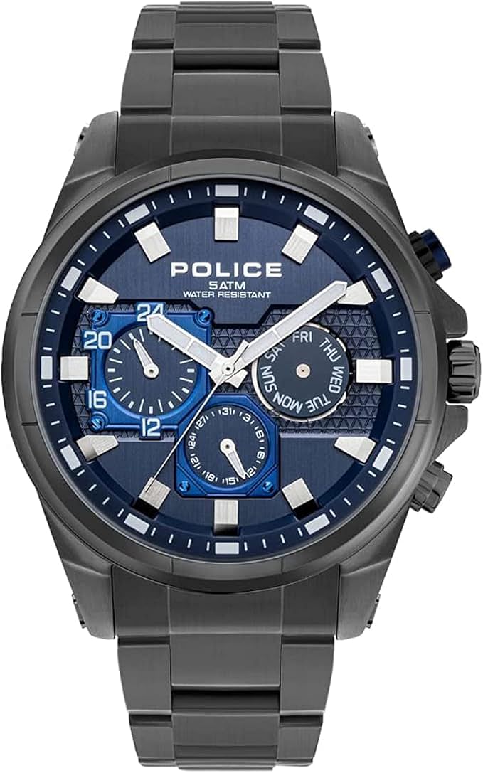 Police P 15541JBU-03M Watch for Men 44 mm - Black