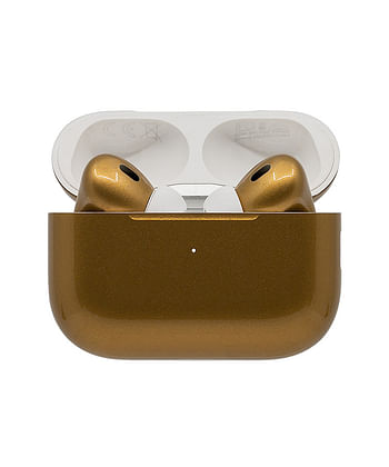 Apple Airpods Pro (2nd Generation) Customized By Caviar Glossy Metallic Gold