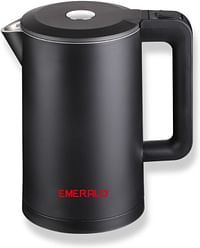 EMERALD Cordless Electric Kettle, 2200W Power, 1.7L, with Auto Shut, 360-Degree Cord Design, Perfect for Warm Beverages, EK781KG.