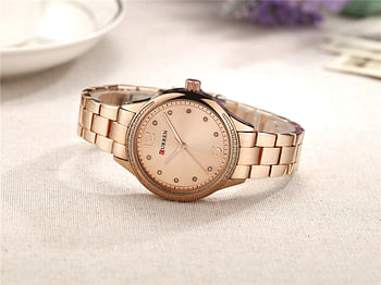 CURREN  9003 Stainless Steel Analog Watch For  Women .