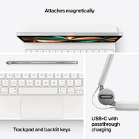 Apple  Magic Keyboard for iPad Pro 12.9inch (3rd/4th/5th generation) - International English White