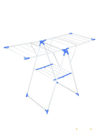 We Happy Foldable Cloth Dryer Rack Portable Clothes Drying Stand Light Weight Laundry Airer For Indoor and Outdoor Use