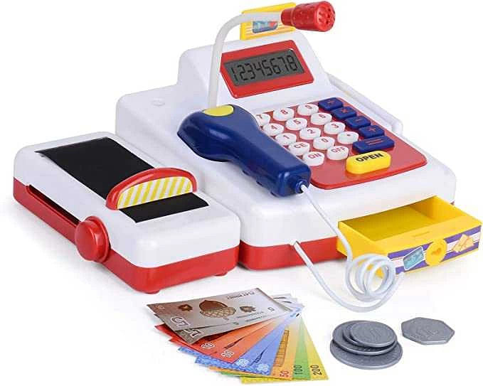 UKR Cash Register Set Cashier Supermarket Toy