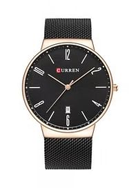 CURREN Men's Water Resistant Stainless Steel Analog Watch 8257 - 40 mm - Black