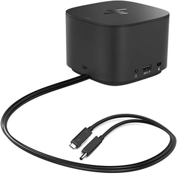 HP Thunderbolt Dock 230W G2, HSN-IX01 Docking Station with Combo Cable & Power Adapter - Black