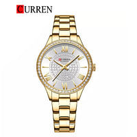 CURREN 9084 Original Brand Stainless Steel Band Wrist Watch For Women With Box .