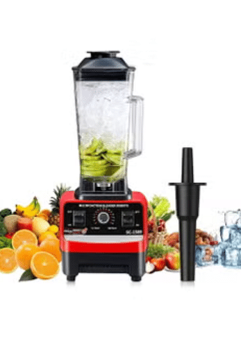 Silver Crest 4500W Heavy Duty Commercial Grade BlenderMultifunctional Juicer Mixer with 2 Jars SC 1589 Dishwasher Safe, Stainless Steel Blades Fruit Processor, Grinder, Smoothie Maker