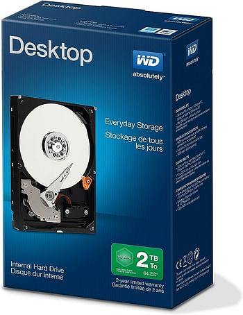 Western Digital Hard Drive Blue 3.5" PC SATA (WDBH2D0020HNC-NRWM) 2TB