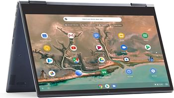 Lenovo Yoga C630 Premium Enterprise ChromeBook - 15.6'' 4K 2 in 1 X360 Touch Display - 8th Gen Core i7 Processor - 16GB RAM DDR4 - 128GB SSD - Backlit Keyboard - USB Type C -  Midnight Blue ( Full Aluminum