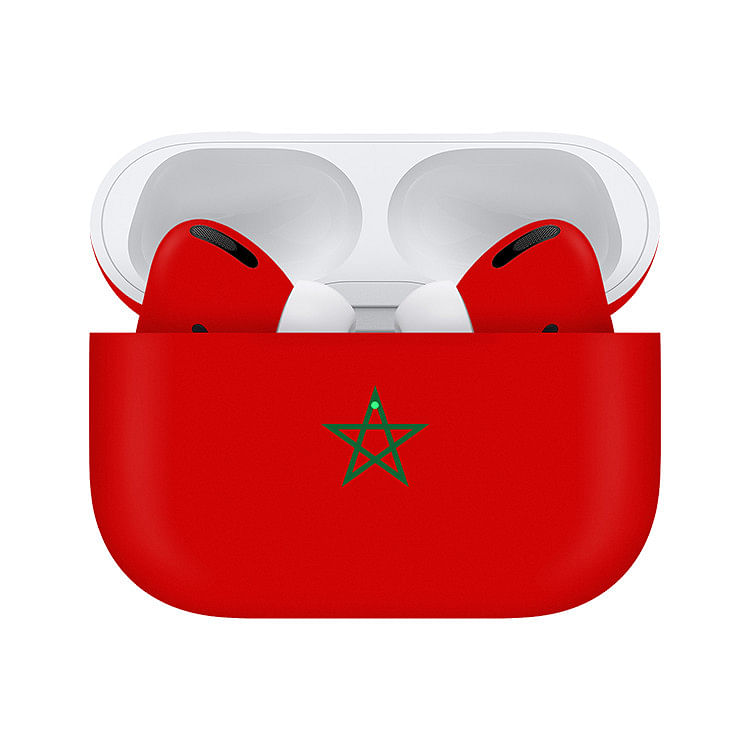 Apple Airpods Pro (2nd Generation) Customized By Caviar Matte Morocco Flag