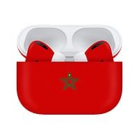 كافيار Airpods Pro (الجيل الثاني) غير اللامع علم المغرب