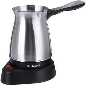 Sokany Electric Turkish Coffee Maker SK-214 - Silver