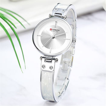 CURREN Original Brand Stainless Steel Band Wrist Watch For Women  9058