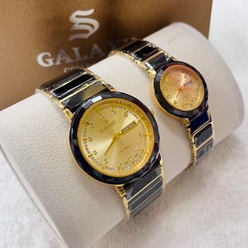 Galaxy Classic Ceramic Strap black -gold