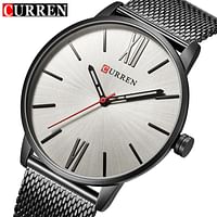 CURREN Men's Waterproof Stainless Steel Analog Watch 8238 - 44 mm - Black