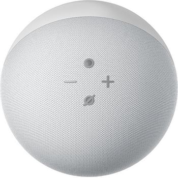 مكبر الصوت الذكي Echo 4 مع Alexa Glacier White