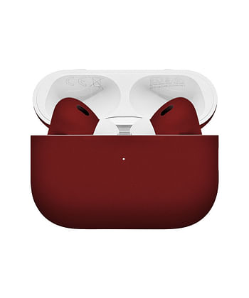 Apple Airpods Pro (2nd Generation) Customized By Caviar Matte Metallic Macbeth Red