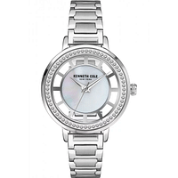 Kenneth Cole Ladies Watch,Stainless Steel, 36mm, KC51129001A -Silver