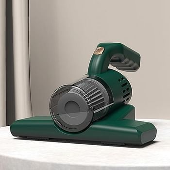 Household Mite Vacuum with UV Light, Powerful Suction, Mattress Vacuum for Sofa and Bed - green