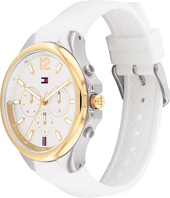 Tommy Hilfiger Women's Fashionable Stainless Steel Quartz Watches-White