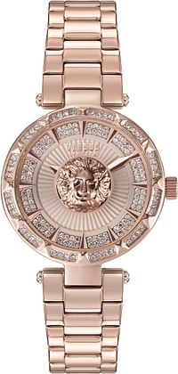 Versus Versace Womens Sertie Crystal Watches VSPQ16721 - Rose Gold