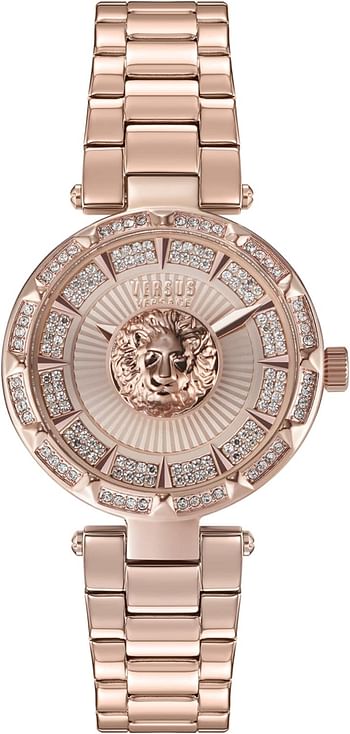 Versus Versace Womens Sertie Crystal Watches VSPQ16721 - Rose Gold