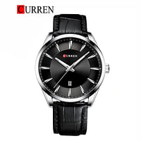 CURREN  8365 Original Brand Leather Straps Wrist Watch For Men